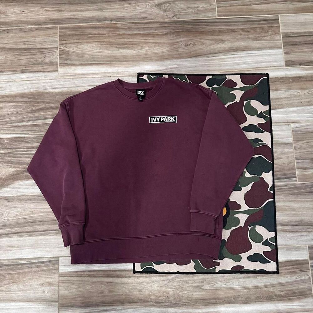 Ivy Park burgundy crewneck sweatshirt